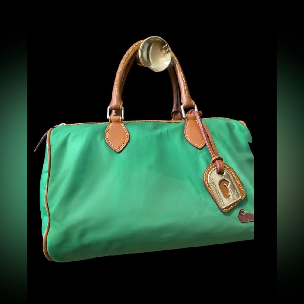 Dooney & Bourke this gorgeous green EUC small duffel bag